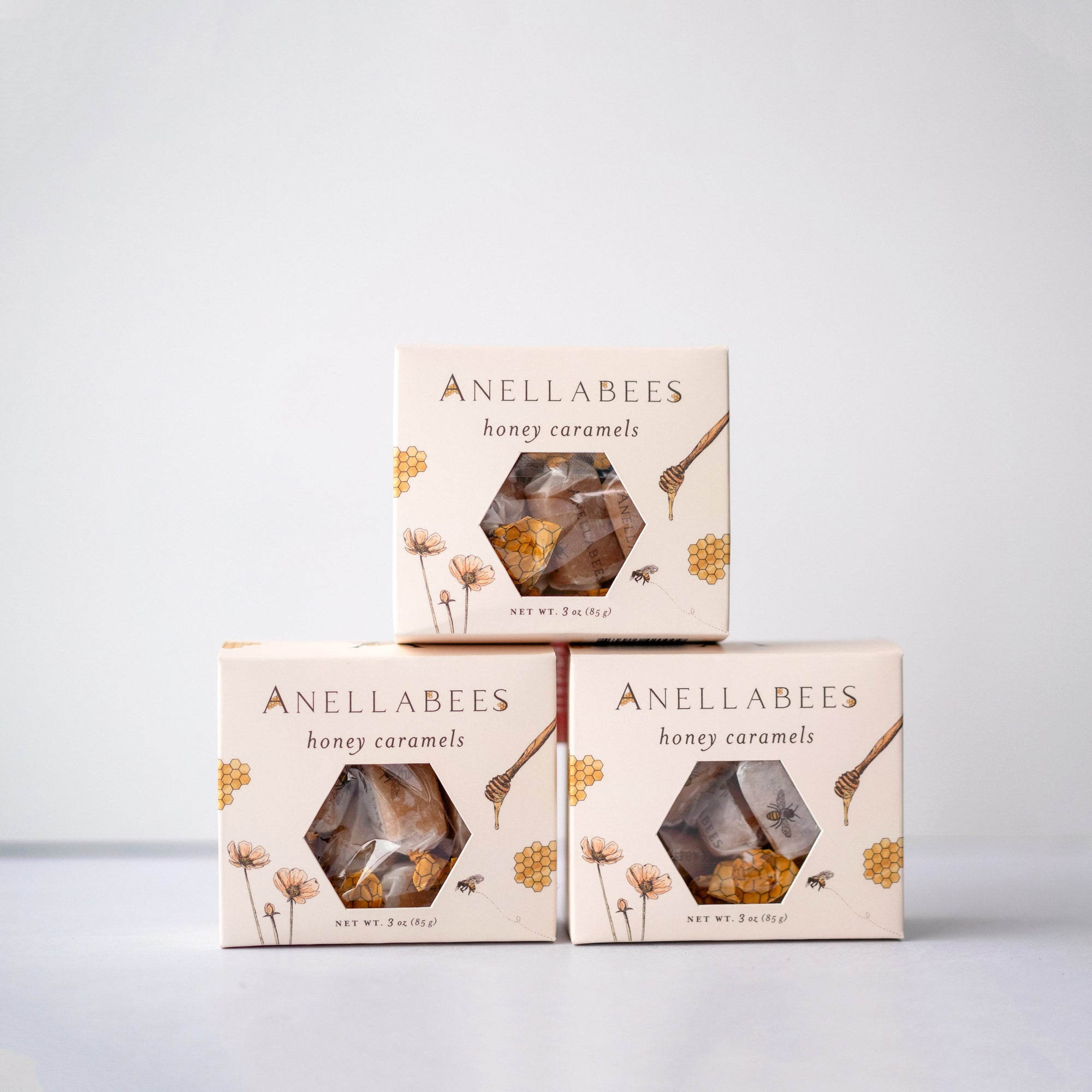 Small batch honey caramel, good food award