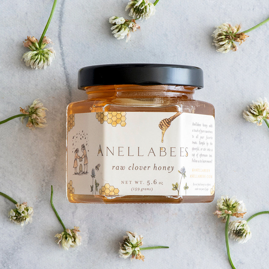 Raw pure clover candy, all-natural, sweetened with pure honey, handmade and sustainably sourced, perfect for a sweet treat.