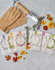 Pollinator garden seeds, bee-friendly plants for attracting pollinators, eco-friendly and sustainable, perfect for gifting and for creating a thriving garden.