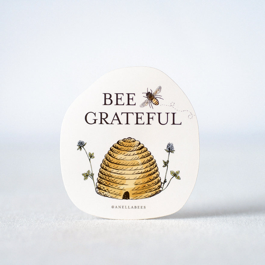 Save the Bees sticker – bee-themed design, perfect for gifts, water bottles, and supporting pollinator-friendly initiatives.