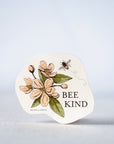 Save the Bees eco-friendly sticker – colorful design, ideal for promoting pollinator protection and awareness.