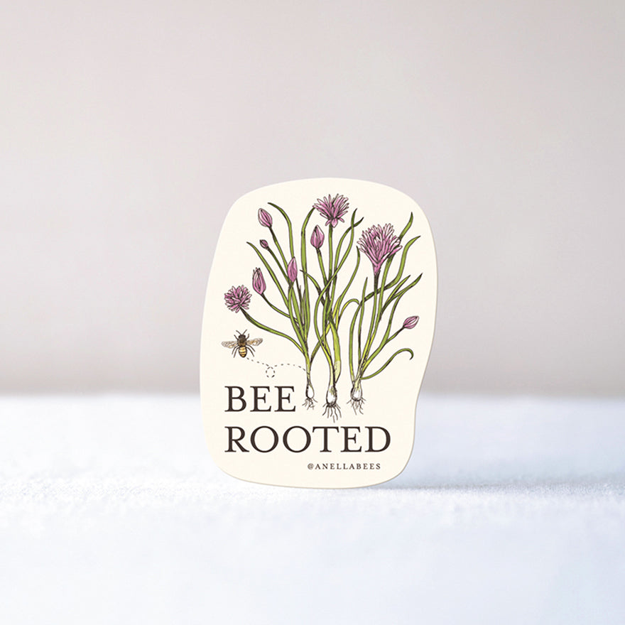 Save the Bees eco-friendly sticker – colorful design, ideal for promoting pollinator protection and awareness.