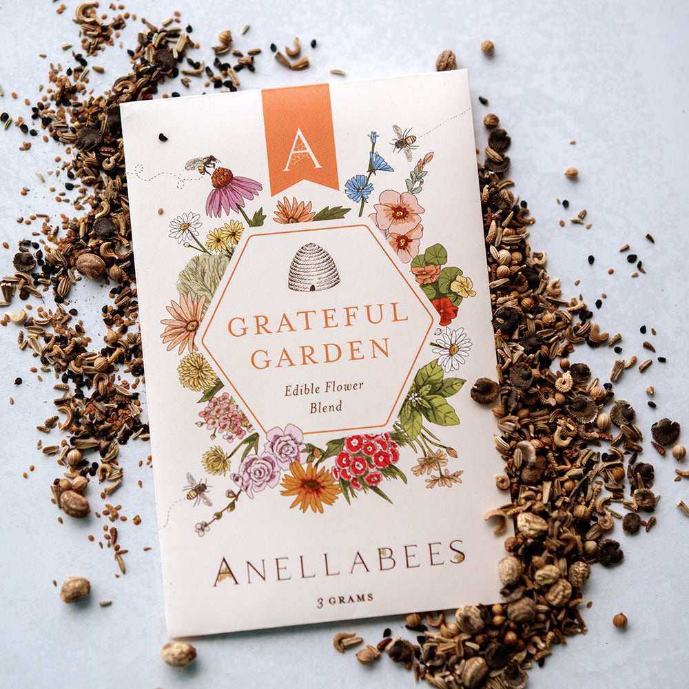 edible beauties flower mix seeds Anellabees Wildflower Seed Mix for Sustainable Gardening