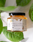 Orange Blossom honey jar sourced from local beekeepers.