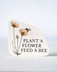 Bee-friendly Save the Bees sticker – vibrant and durable, ideal for environmentally conscious supporters.