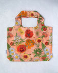 Poppy orange reusable shopping tote, bold large bag for gifting and everyday use, eco-friendly, durable, and stylish.