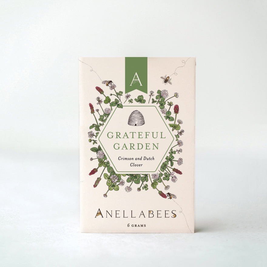 Crimson and Dutch Clover Bee-friendly Seed Blend