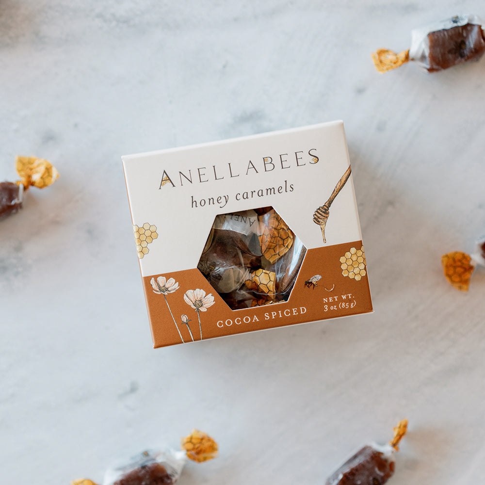 Artisan honey caramel candy, Organic honey caramel