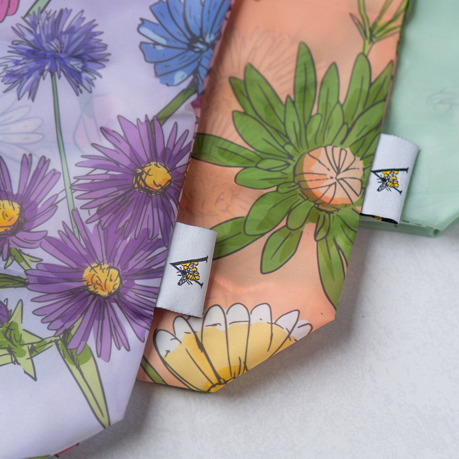 Pollinator shopping bag, reusable eco tote, perfect for gifting, sustainable, durable, and supports bee conservation.