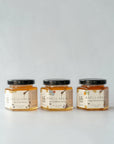 Pure honey sample set, 100% natural and raw honey, perfect for tasting, eco-friendly packaging, sustainably sourced, foodie gifts, best honey flight.