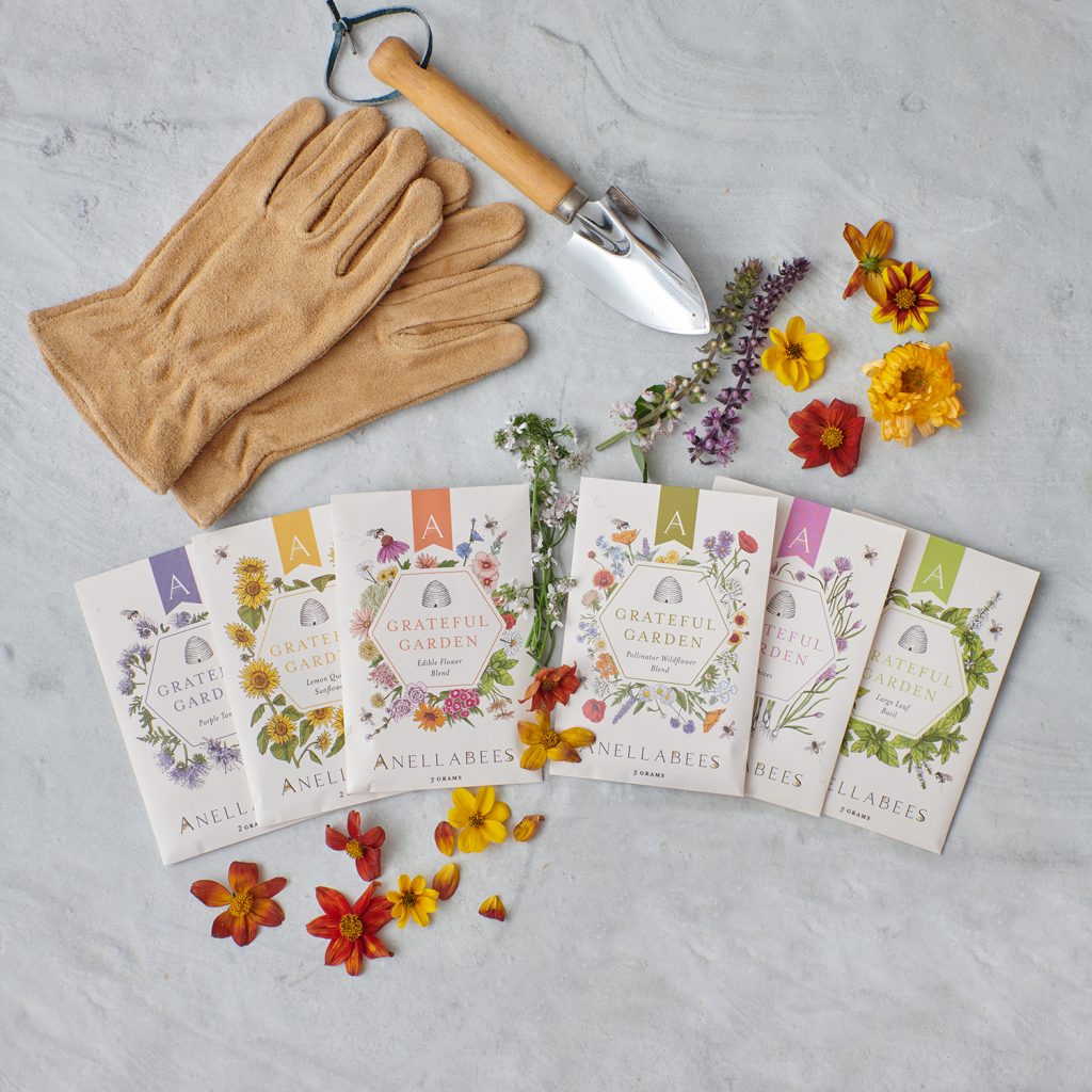 Pollinator garden seeds, bee-friendly plants for attracting pollinators, eco-friendly and sustainable, perfect for gifting and for creating a thriving garden.