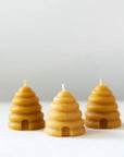 Hand-poured beeswax votive candles, natural, eco-friendly, made from 100% pure beeswax, non-toxic and sustainable.