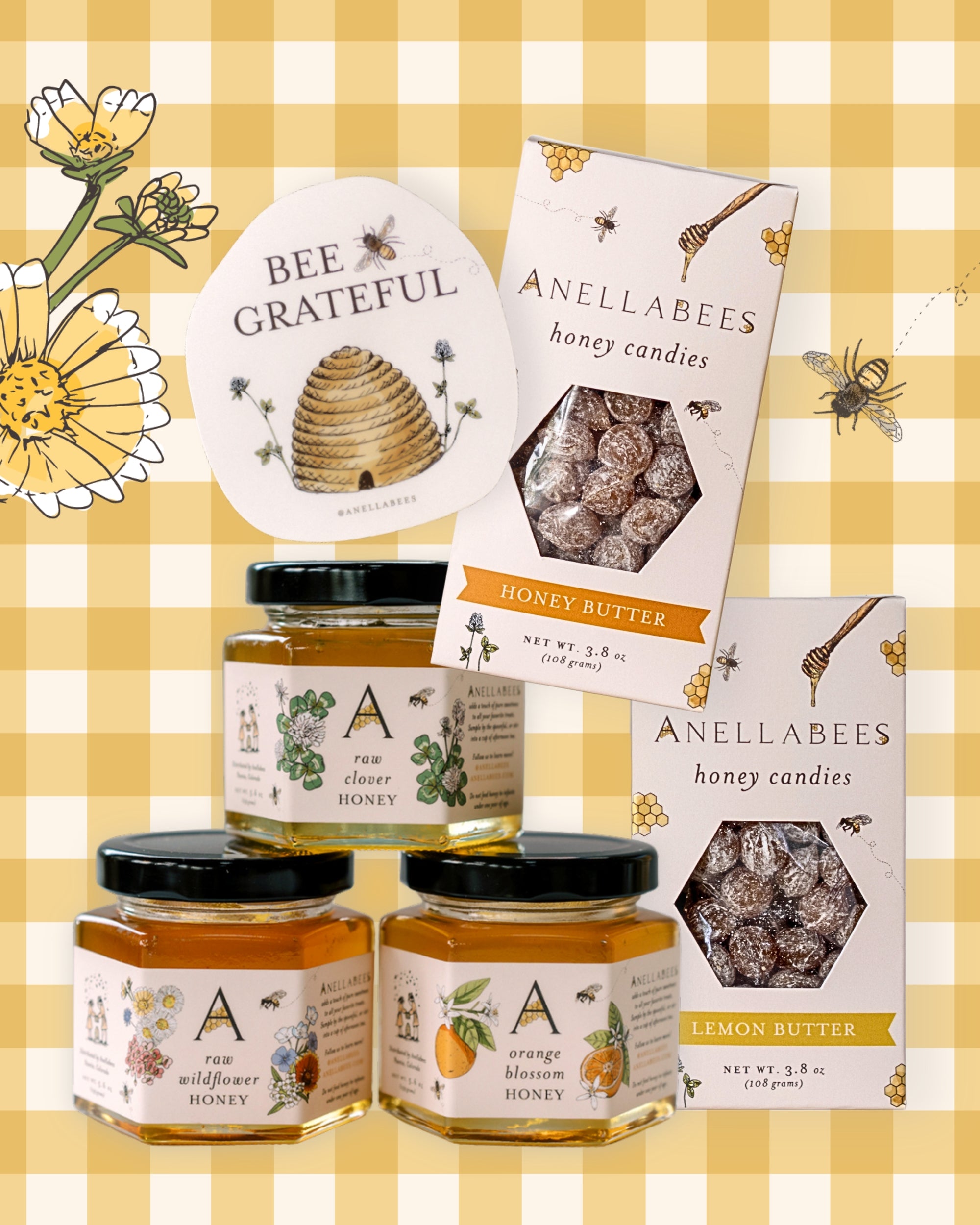 Honey Sampler + Honey Candy Gift Set