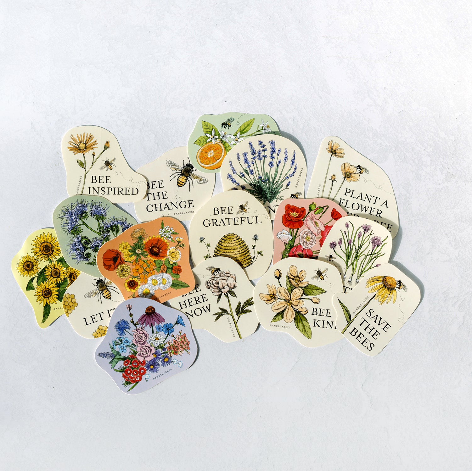 Pollinator Nature Stickers