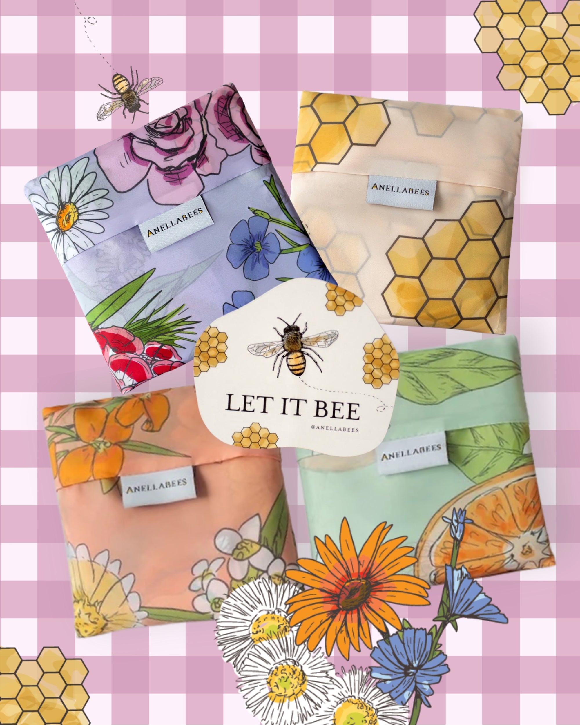 Summer Market Tote Set